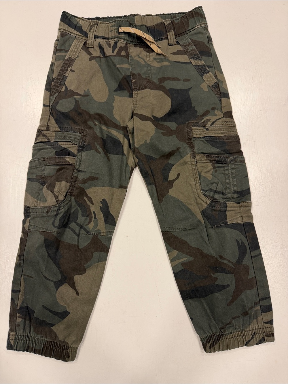 Wrangler Kids Camo Cargo Joggers - Green & Brown